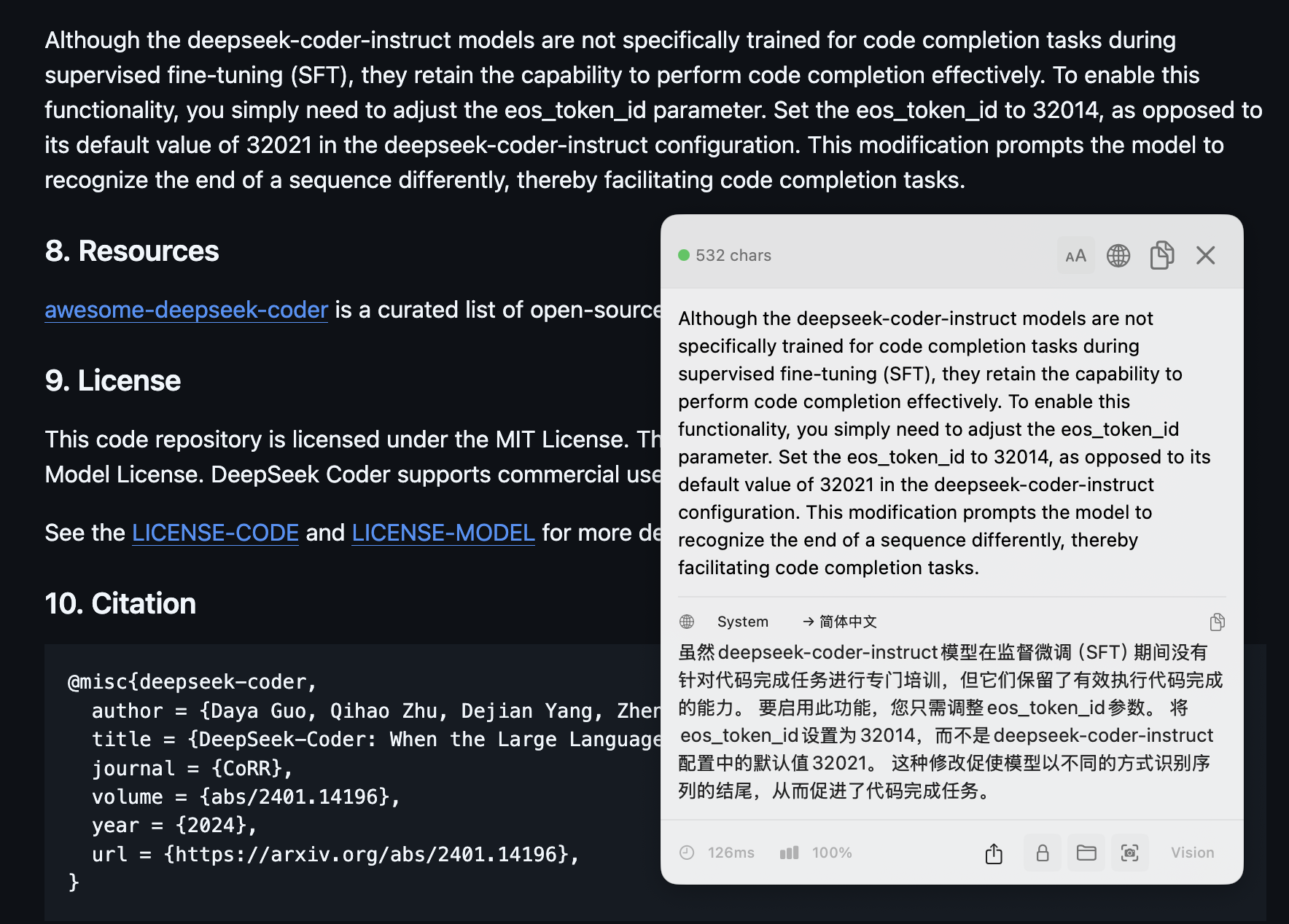 ClariRec translating technical documentation while preserving code and URLs